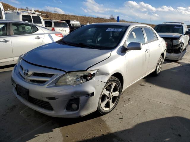 2T1BU4EEXBC600655 - 2011 TOYOTA COROLLA BASE SILVER photo 1