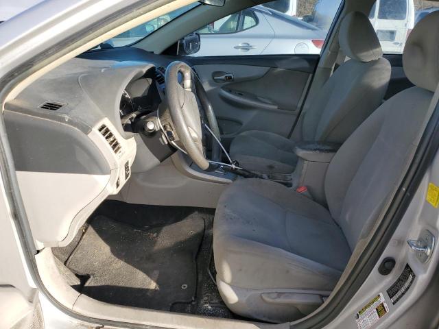 2T1BU4EEXBC600655 - 2011 TOYOTA COROLLA BASE SILVER photo 7
