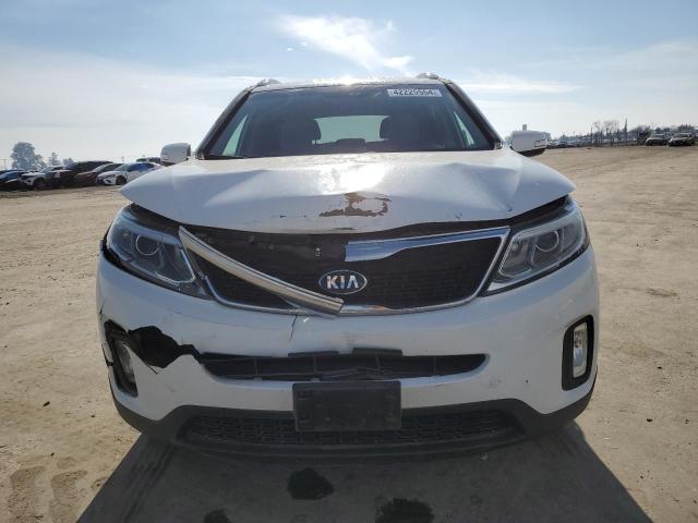 5XYKTCA68EG475787 - 2014 KIA SORENTO LX WHITE photo 5