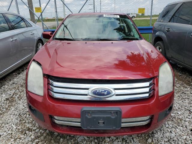 3FAHP07179R181985 - 2009 FORD FUSION SE RED photo 5