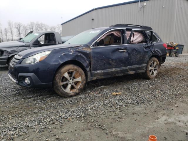 4S4BRBPC7E3223311 - 2014 SUBARU OUTBACK 2.5I LIMITED BLUE photo 1