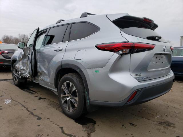 5TDGZRBH3MS543972 - 2021 TOYOTA HIGHLANDER XLE ვერცხლისფერი ფოტო 2
