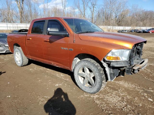 1D7RV1CT8AS174866 - 2010 DODGE RAM 1500 ORANGE photo 4