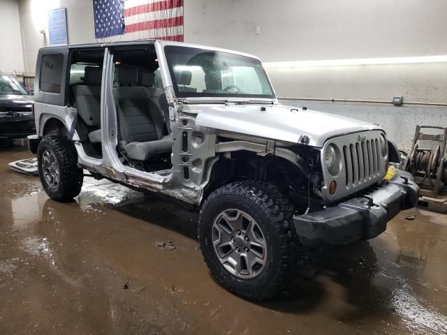 1J4HA3H13AL141363 - 2010 JEEP WRANGLER U SPORT SILVER photo 4