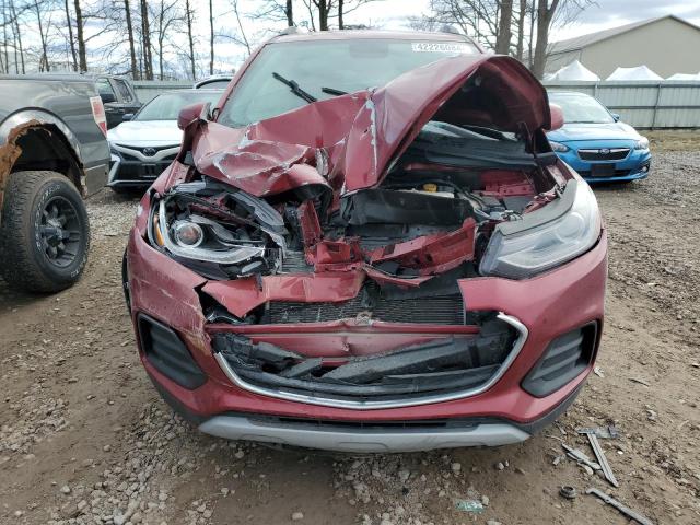 3GNCJPSBXJL409829 - 2018 CHEVROLET TRAX 1LT RED photo 5