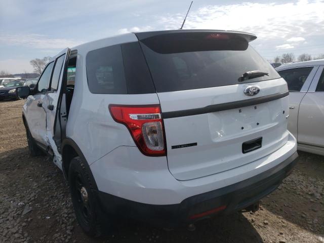 1FM5K8AR8FGC52215 - 2015 FORD EXPLORER POLICE INTERCEPTOR WHITE photo 2