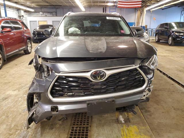5TDGZRAH7LS505869 - 2020 TOYOTA HIGHLANDER XLE GRAY photo 5