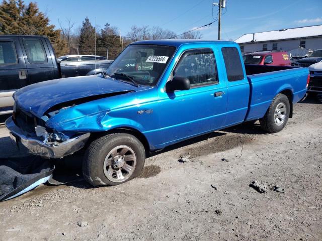 1FTYR14V1YTA58102 - 2000 FORD RANGER SUPER CAB BLUE photo 1