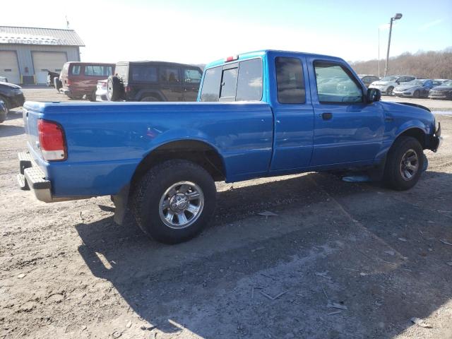 1FTYR14V1YTA58102 - 2000 FORD RANGER SUPER CAB BLUE photo 3