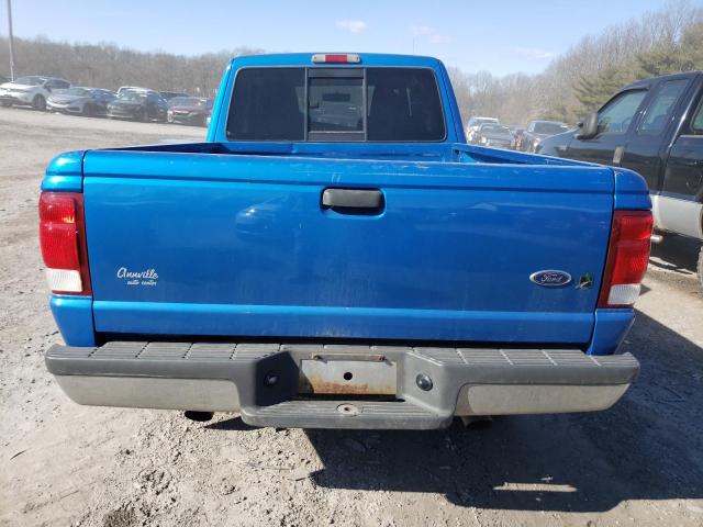 1FTYR14V1YTA58102 - 2000 FORD RANGER SUPER CAB BLUE photo 6