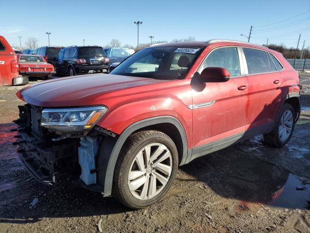 1V2JE2CAXMC241234 - 2021 VOLKSWAGEN ATLAS CROS SE RED photo 1