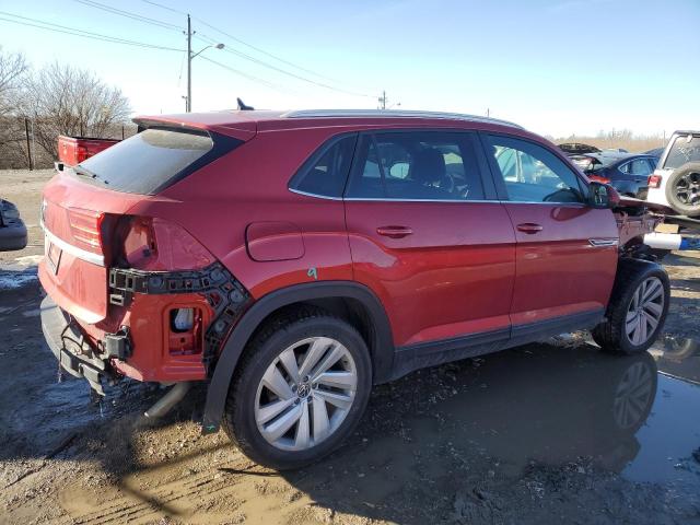 1V2JE2CAXMC241234 - 2021 VOLKSWAGEN ATLAS CROS SE RED photo 3