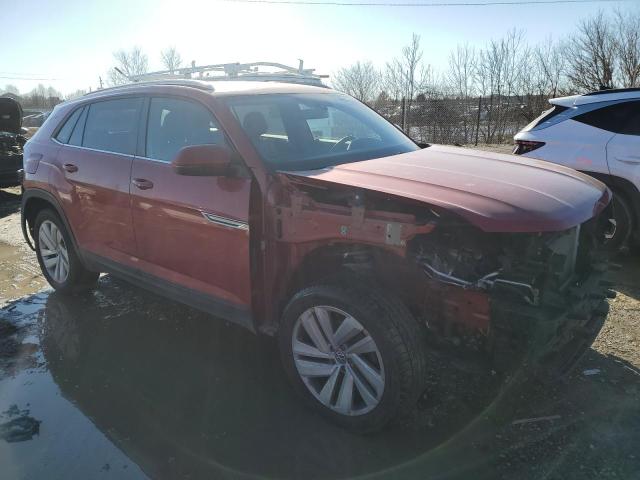 1V2JE2CAXMC241234 - 2021 VOLKSWAGEN ATLAS CROS SE RED photo 4