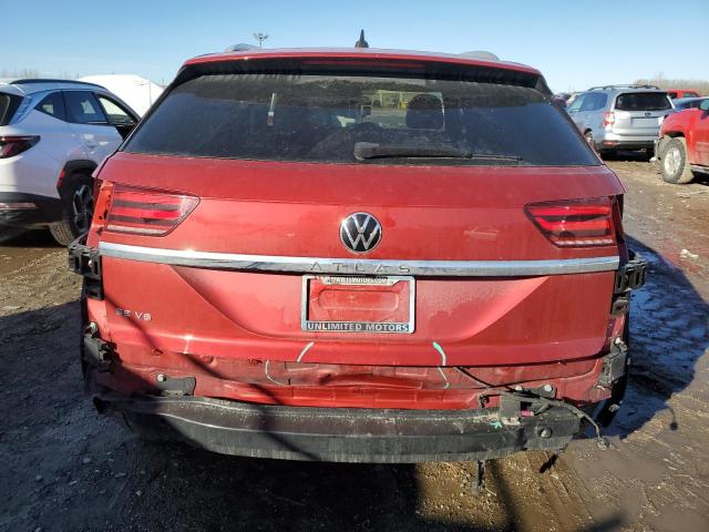 1V2JE2CAXMC241234 - 2021 VOLKSWAGEN ATLAS CROS SE RED photo 6