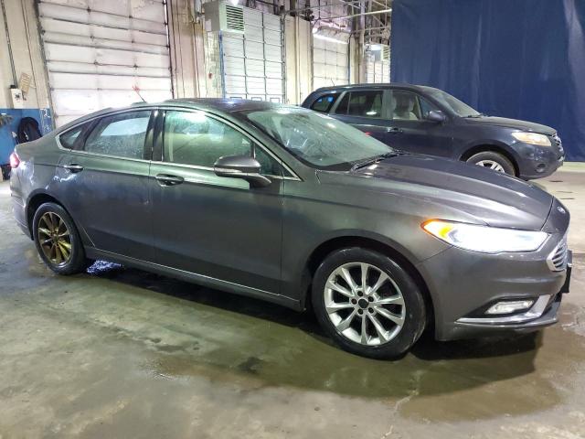 3FA6P0HD1HR194018 - 2017 FORD FUSION SE GRAY photo 4