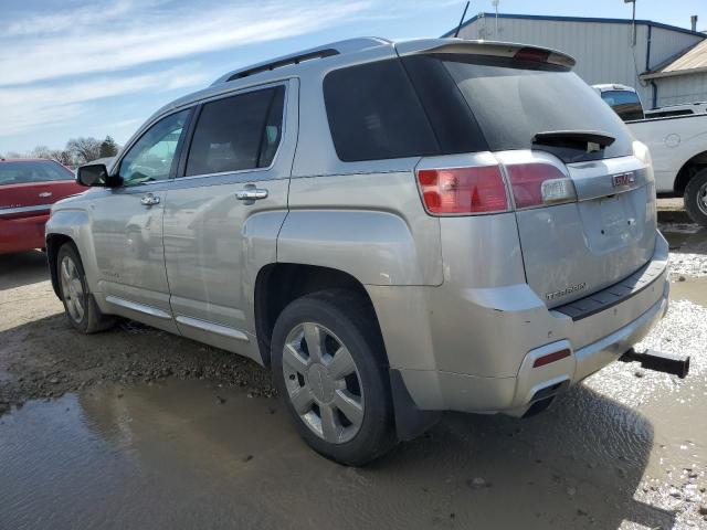 2GKFLYE34D6204112 - 2013 GMC TERRAIN DENALI SILVER photo 2