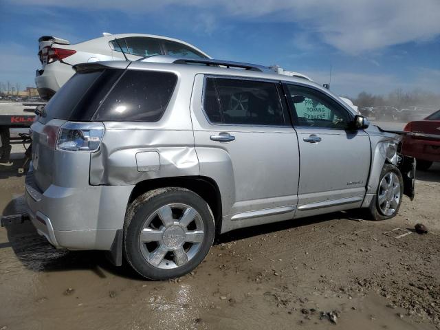 2GKFLYE34D6204112 - 2013 GMC TERRAIN DENALI SILVER photo 3