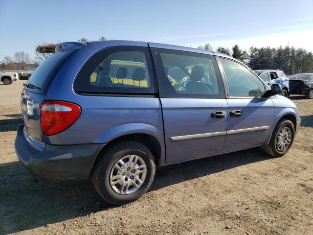 1D4GP25E37B239814 - 2007 DODGE CARAVAN SE BLUE photo 3