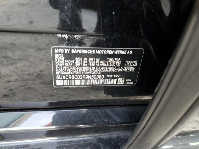 5UXCR6C03P9N50380 - 2023 BMW X5 XDRIVE40I BLACK photo 13