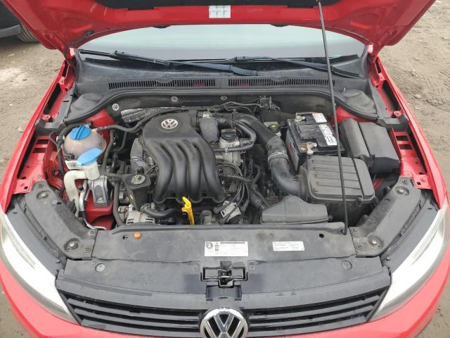 3VW2K7AJXDM370083 - 2013 VOLKSWAGEN JETTA BASE RED photo 11