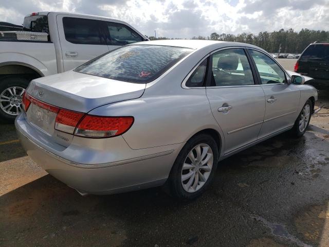 KMHFC46F27A181980 - 2007 HYUNDAI AZERA SE SILVER photo 3