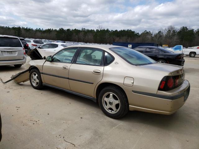 2G1WF52E649219032 - 2004 CHEVROLET IMPALA BEIGE photo 2