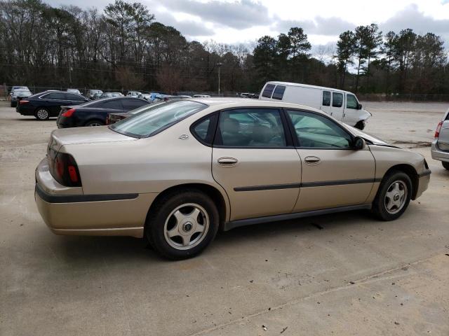 2G1WF52E649219032 - 2004 CHEVROLET IMPALA BEIGE photo 3