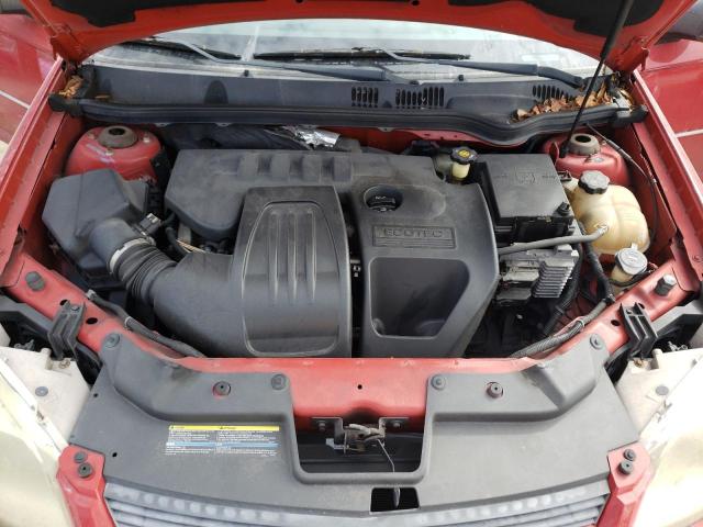 1G1AK15F977386509 - 2007 CHEVROLET COBALT LS RED photo 11