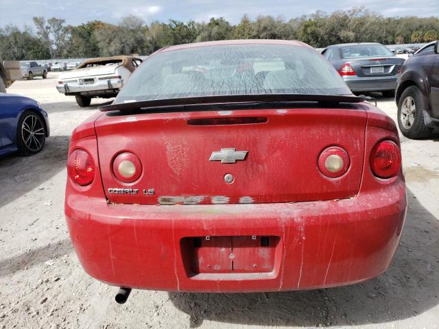 1G1AK15F977386509 - 2007 CHEVROLET COBALT LS RED photo 6