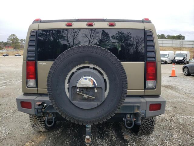 5GRGN23U15H123808 - 2005 HUMMER H2 GREEN photo 6