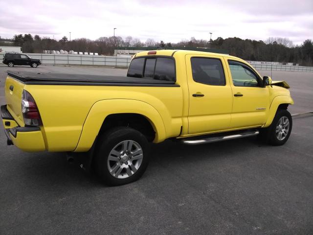3TMMU4FN0CM045361 - 2012 TOYOTA TACOMA DOUBLE CAB LONG BED YELLOW photo 3