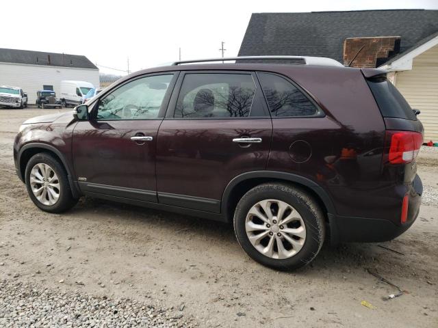 5XYKUDA74FG552569 - 2015 KIA SORENTO EX BURGUNDY photo 2