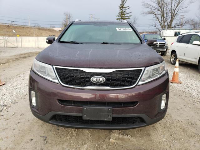 5XYKUDA74FG552569 - 2015 KIA SORENTO EX BURGUNDY photo 5