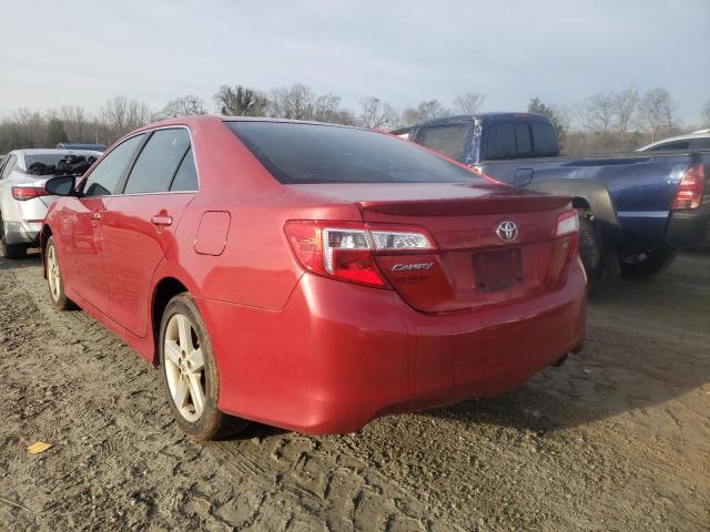 4T1BF1FK2DU657852 - 2013 TOYOTA CAMRY L RED photo 2