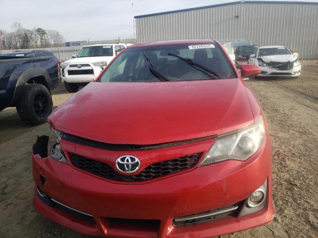 4T1BF1FK2DU657852 - 2013 TOYOTA CAMRY L RED photo 5