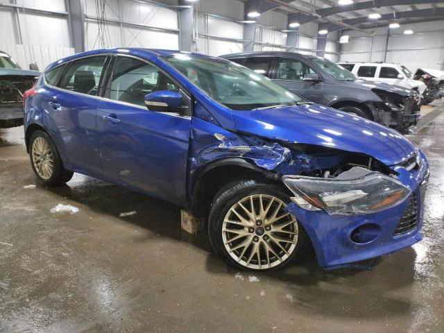 1FADP3N2XEL161993 - 2014 FORD FOCUS TITANIUM BLUE photo 4