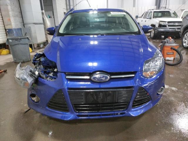 1FADP3N2XEL161993 - 2014 FORD FOCUS TITANIUM BLUE photo 5