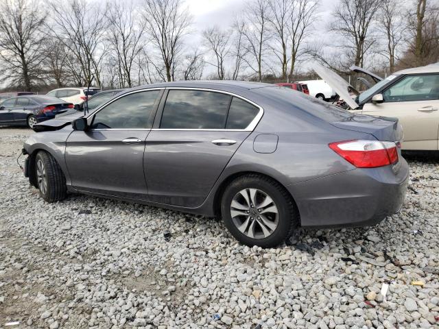 1HGCR2F38FA188917 - 2015 HONDA ACCORD LX GRAY photo 2