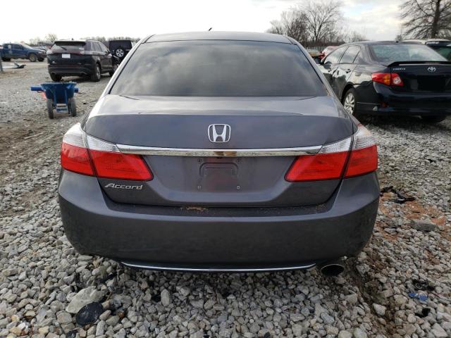 1HGCR2F38FA188917 - 2015 HONDA ACCORD LX GRAY photo 6