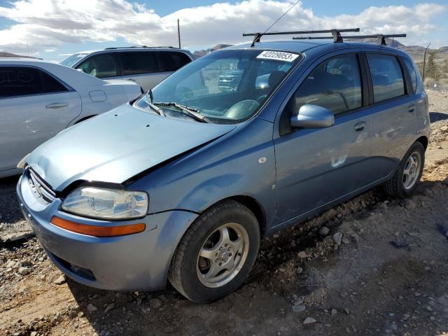 KL1TD66687B755242 - 2007 CHEVROLET AVEO BASE BLUE photo 1