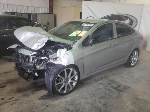 KMHCT4AEXDU475736 - 2013 HYUNDAI ACCENT GLS GRAY photo 1