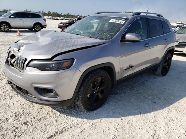 1C4PJLCX2KD145770 - 2019 JEEP CHEROKEE LATITUDE SILVER photo 1