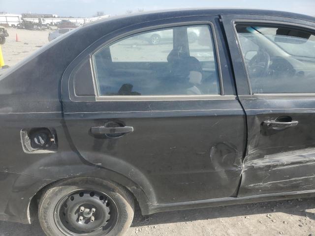 KL1TD56628B085859 - 2008 CHEVROLET AVEO BASE BLACK photo 10