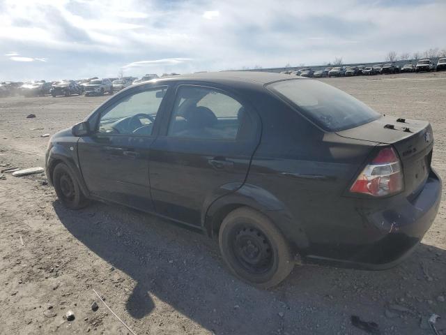KL1TD56628B085859 - 2008 CHEVROLET AVEO BASE BLACK photo 2