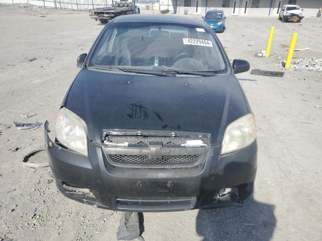 KL1TD56628B085859 - 2008 CHEVROLET AVEO BASE BLACK photo 5