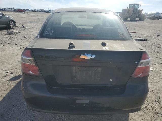 KL1TD56628B085859 - 2008 CHEVROLET AVEO BASE BLACK photo 6