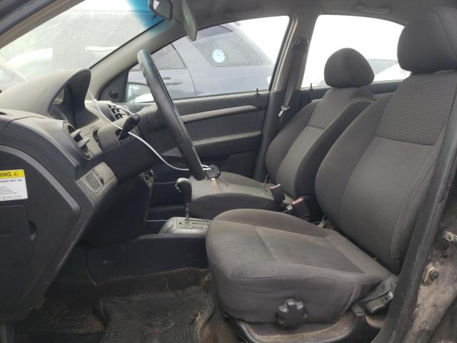 KL1TD56628B085859 - 2008 CHEVROLET AVEO BASE BLACK photo 7