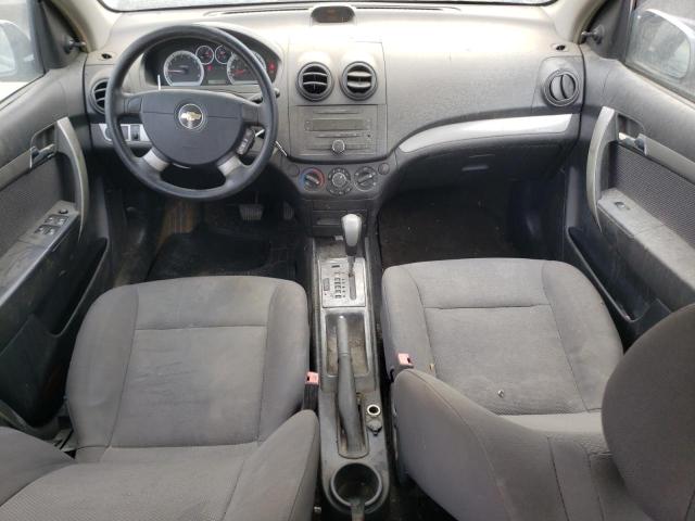 KL1TD56628B085859 - 2008 CHEVROLET AVEO BASE BLACK photo 8