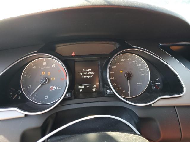 WAUCGAFR8EA043830 - 2014 AUDI S5 PREMIUM PLUS ნაცრისფერი ფოტო 9