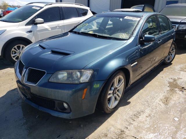 6G2ER57779L168362 - 2009 PONTIAC G8 BLUE photo 2